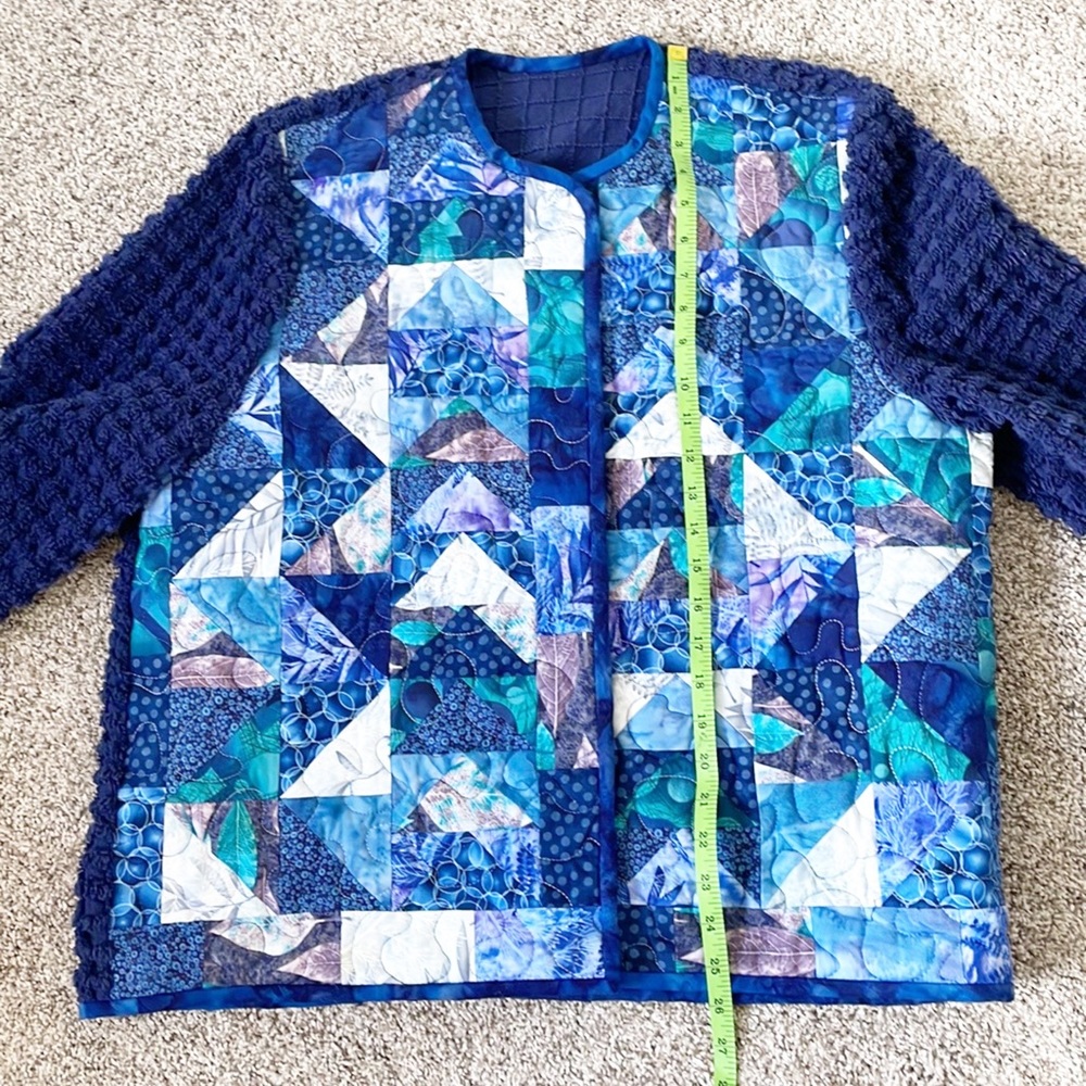 Patchwork Printed Quilted Cotton Jacket - image 3